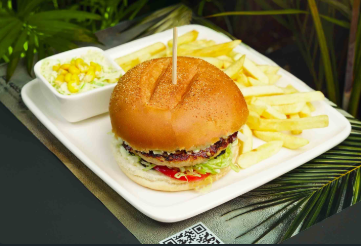 تشيكن بركر وجبة